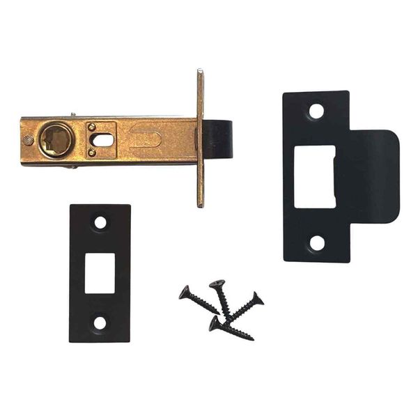 Bronze Passage Latch Set for Door Hardware 2 3/8 Inch Backset