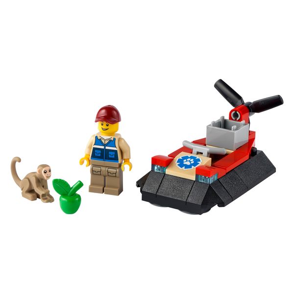 LEGO City Wildlife Rescue Hovercraft Polybag Set 30570