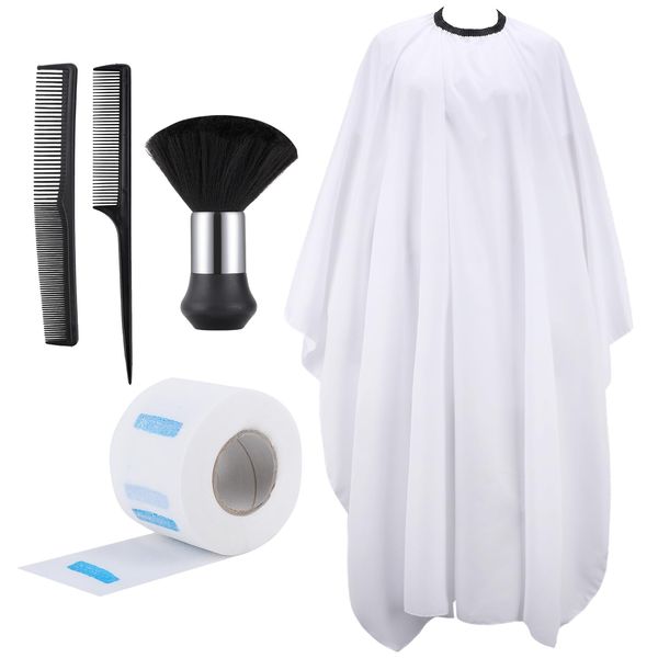 Segbeauty Barber Capes Professional Kits, 55" x 63" Hair Cutting Cape with Adjustable Neck, Salon Cape for Hair Cutting with Neck Straps Neck Duster Brush, Hair Cutting Cape for Hairdressing Styling