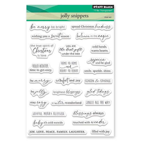 Penny Black Clear Stamps - Jolly Snippets 30-925