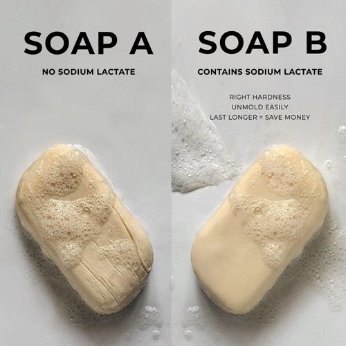 SODIUM LACTATE for Soap Making & Lotions | 60% USP Pure Natural Preservative | Harder Bar of Soap, Bigger Yield, Faster Cure Time, Provides Moisture | 16 oz