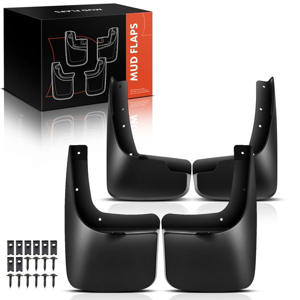 Splash Guards Mud Flaps Mud Guards for Jeep Liberty 2008-2012 Front & Rear Wheel