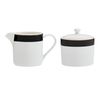 MIKASA Luxe Deco 2pc Sugar & Creamer Set, Gift Boxed