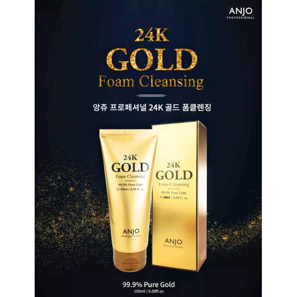 ANJO 24K GOLD Foam Cleansing 3.38 fl.OZ