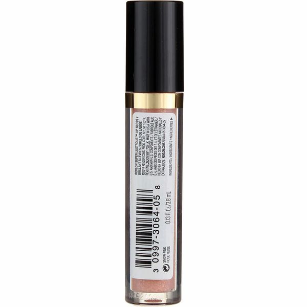 Revlon Super Lustrous Lip Gloss, Snow Pink .13 oz (Pack of 3)