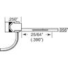 HO Whisker Coupler, 25/64" Underset (2pr)