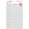 Tsumecura PLAIN SHEET (Plain Sheet) with Cut Lines, Produced by Yuki Habaka 2
