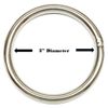 2 Pack 3" Stainless Steel Welded Ring