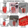 Faucet Sink Installer 8 in 1 Multi Tool Pipe Wrench Plumbing for Kitchen Bathroo