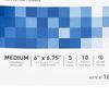 McKesson Super Sponges, Sterile, 100% Cotton, Fluff Dressing, 6 in x 6 3/4in, 5 per Pack, 10 Packs, 50 Total
