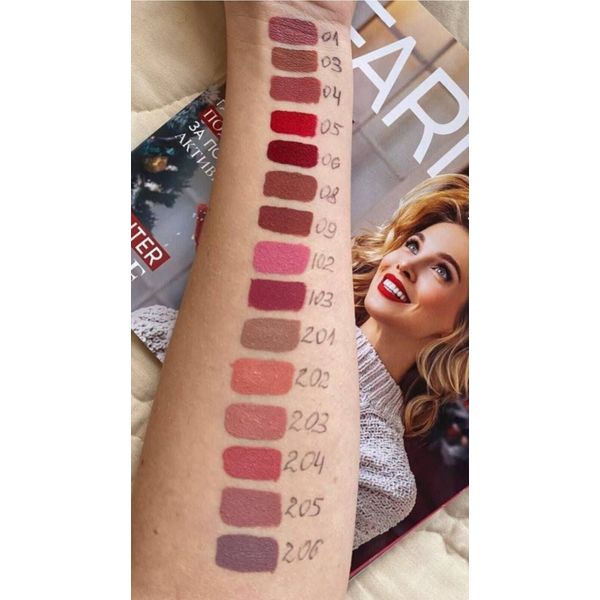 Farmasi Matte Liquid Lipstick 8 Hr Long Lasting Autumn Story 12 Lip Color