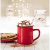 Abbott Collection Enamel Look Stoneware Mug, Red -
