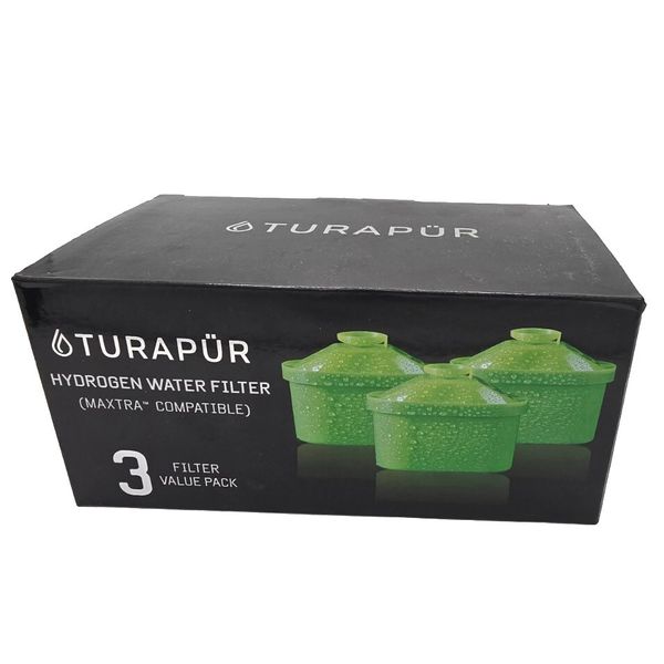 Turapur Hydrogen Water Pitcher Filters Maxtra Compatible 3 Filter Value Pack