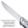 CRKT Bamboozled BLK 3.34" Plain Edge