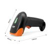 Ejoyous Handheld 1D / 2D / QR Barcode Scanner, USB Wired Bar Reader Manual/Continuous Scanning CMOS Image Sensor Support Paper/Screen for Mobile Payment, Store, Supermarket