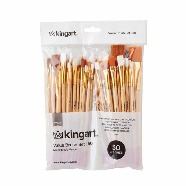 Paint Brush Value Pack 50/pkg-mixed Media