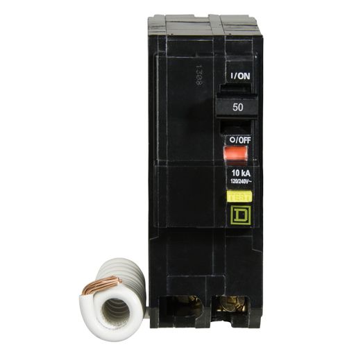 Square D - QO250GFICP QO 50-Amp Two-Pole GFCI Breaker