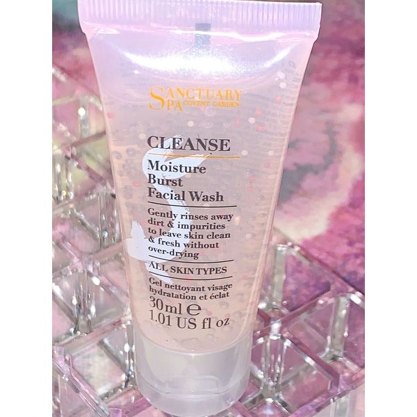 Sanctuary Spa CLEANSE Moisture Burst Facial Wash with Jojoba & Almond Oil TRAVEL