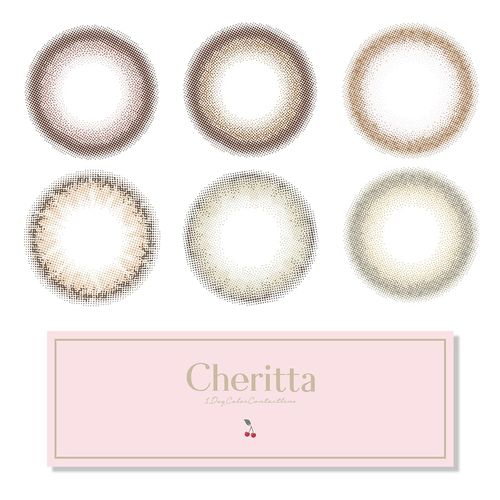 【木村りかこ イメージモデル 】カラコン チェリッタ ワンデー cheritta 1day【 1箱10枚入 】PWR：-06.00／COLOR：ベビーグレージュ