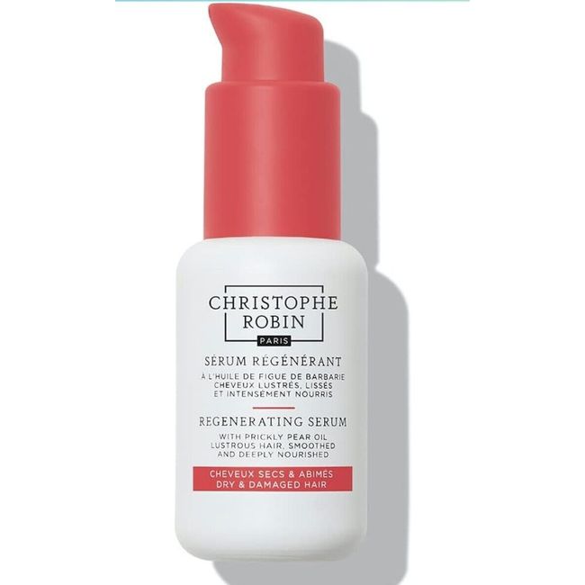 Christophe Robin Regenerating Serum with Prickly Pear Oil - Hair Serum for Dry