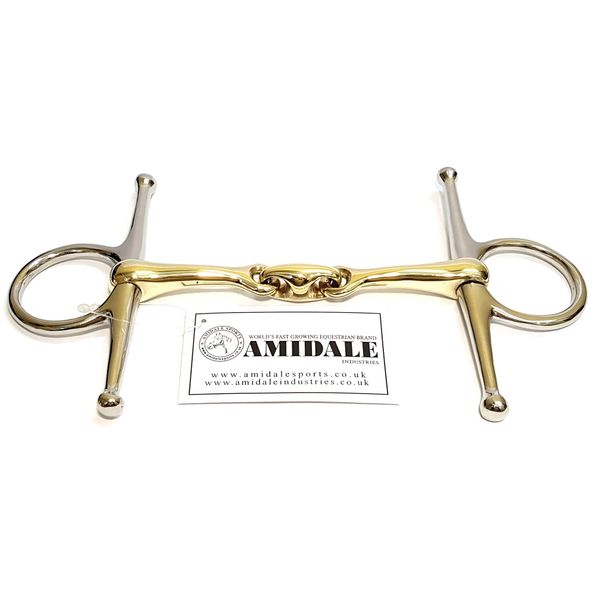 Amidale FULL CHEEK BIT,COPPER MIX, LOZENGE, BIT (5.75)