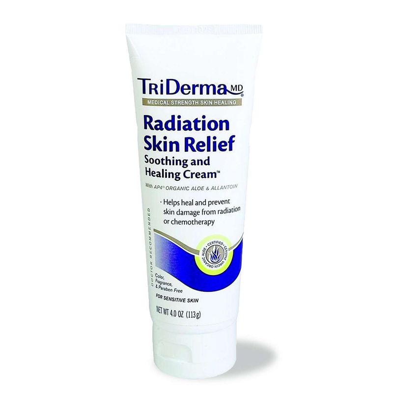 TriDerma MD Radiation Skin Relief Soothing and Healing Cream, 4 oz ...