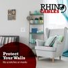 rhinocables Finger Plate Surround for Single Light Switch faceplate or Electrical Plug Socket White Plastic (1)