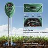 Soil Tester, 3-in-1 Plant Moisture Meter Light and PH