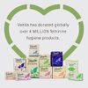 Veeda 100% Natural Cotton Compact BPA-Free Applicator Tampons Chlorine, Toxin and Pesticide Free, Super, 16 Count
