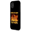 iPhone 11 Born to Forced to Wipe Cool Funny Skeleton Meme Smartphone Case