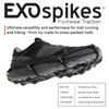 Kahtoola EXOspikes Footwear Traction-LARGE-Black