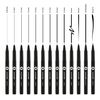 Molotow MO703202 Blackliner 0, 1, 6 Pack Black