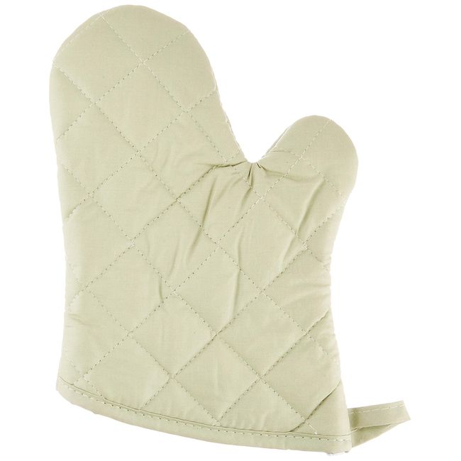 TKG Corporation Potholder Mitten in Gold, Cotton, Made in Japan