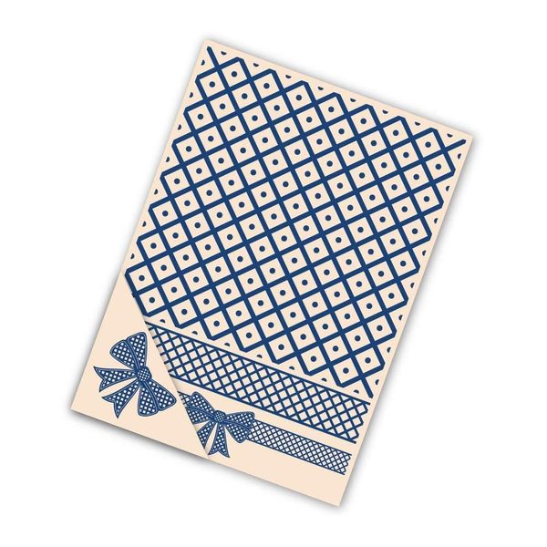 Tattered Lace Card Embossing Folder 4pc 21cm Set - Lattice