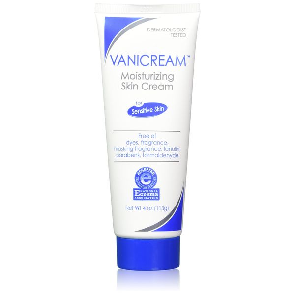 Vanicream Moisturizing Skin Cream for Sensitive Skin, 4 Ounce (Pack of 2)
