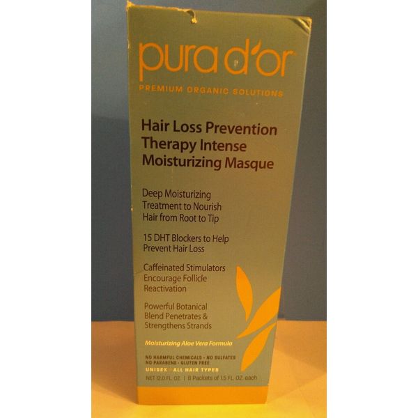 PURA D'OR Hair Loss Prevention Therapy Intense Moisturizing Masque 12 Fluid Ou