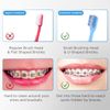 V-Shaped Orthodontic Toothbrush for Braces, Soft Bristles, 6 Count, with... 