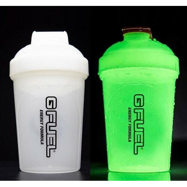 G Fuel Glow-In-The-Dark Shaker Cup 16oz Mixer Sport Bottle Limited Edition