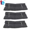 RV Step Covers 3 pcs Gray Wrap Around Camper RV Step Rug Carpet 18" Width