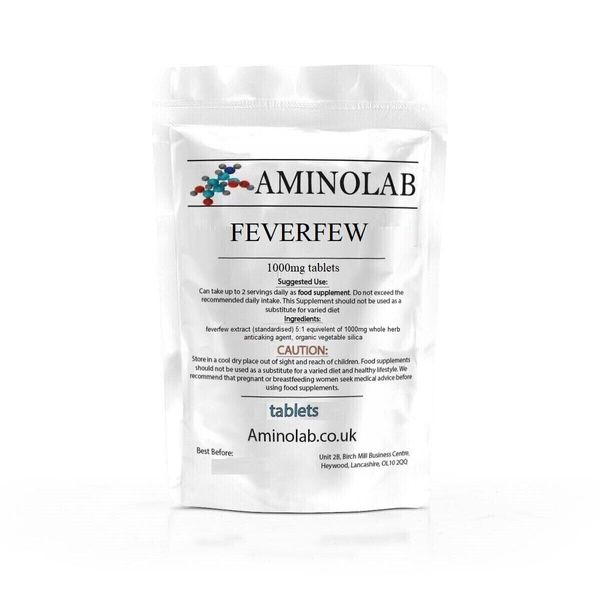 Aminolab - Feverfew 1000mg 60 Tablets