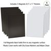 Magtech 08115 Magnetic Picture Frame Magnetic Multi-Use Pocket, 5 Pack