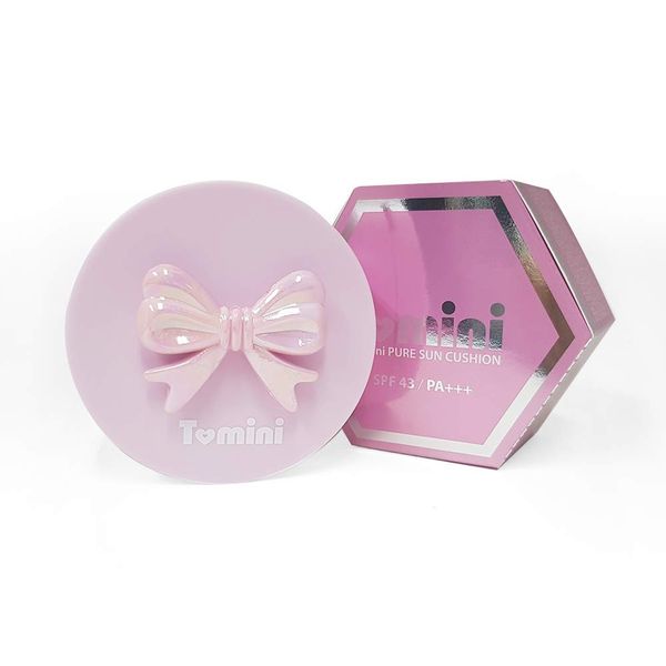 TOMINI Kids Sun Cushion & Sun Cream (Soft Pink))