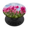 Pink Tulips Spring Flowers PopSockets Swappable PopGrip