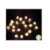 LED lights, 20 Bulbs, White, Rose, Clear