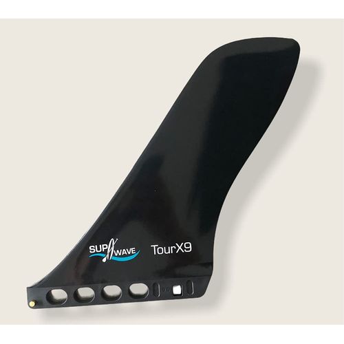 SUPwave Touring Finne Tour X9, 9.0 Inch Click in Fin for US Box Replacement for Longboard/SUP/Stand Up Paddleboard
