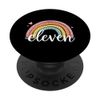 Eleven Colorful rainbow design PopSockets Adhesive PopGrip