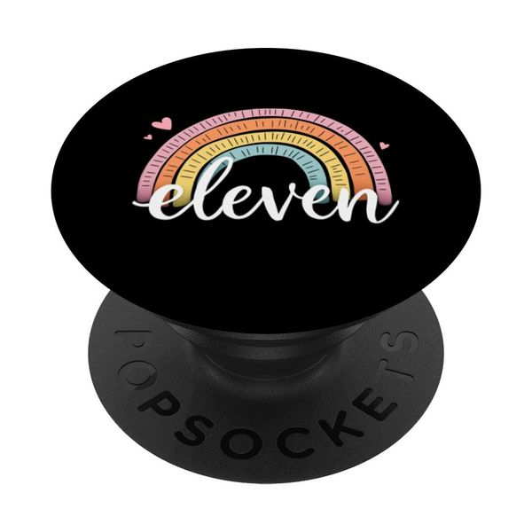 Eleven Colorful rainbow design PopSockets Adhesive PopGrip