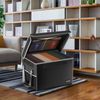 DocSafe File Box Fireproof File Storage Organizer Box with Lid,Collapsibl
