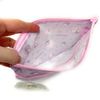 Sanrio Little Twin Stars Accessories Cosmetic Flat Polyester Pouch Double Zipper Two Pocket Case Bag 7.9" x 4.7" (Garden)