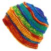 LOUDelephant Hand Knitted Wool Beanie Hat - SD Shredded Rainbow